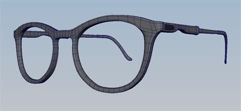 gucci glasses 3d model